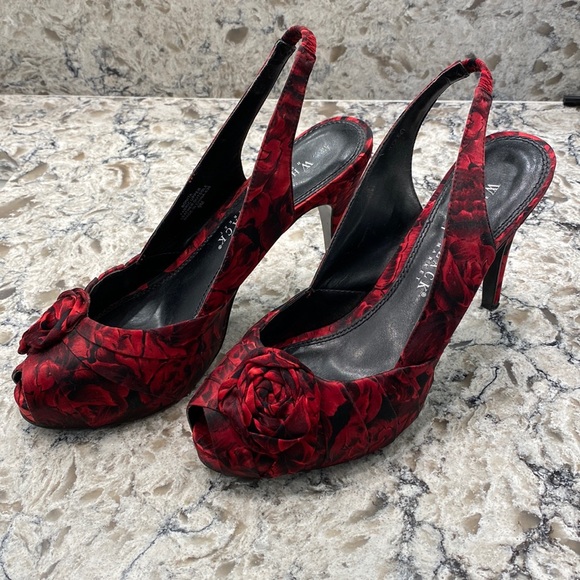 White House Black Market Shoes - White House Black Market strappy heels